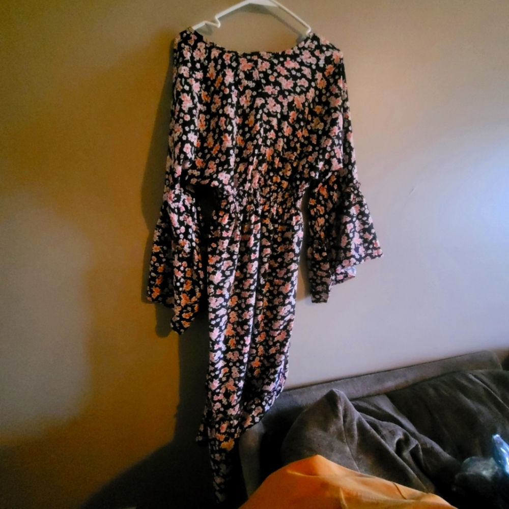 Flowered dress small